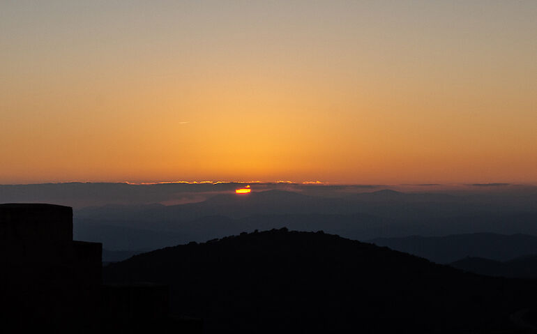 Una puesta de sol diferente