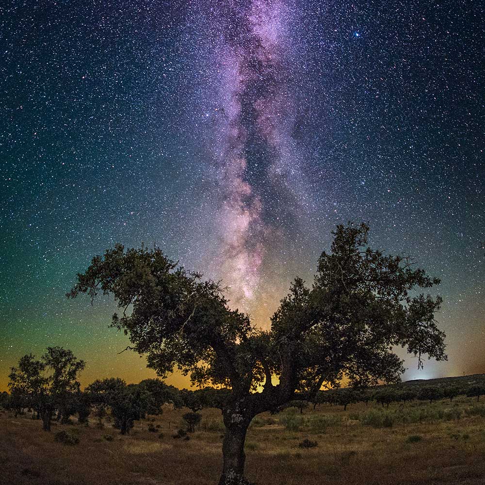 Senderos nocturnos y miradores celestes Extremadura